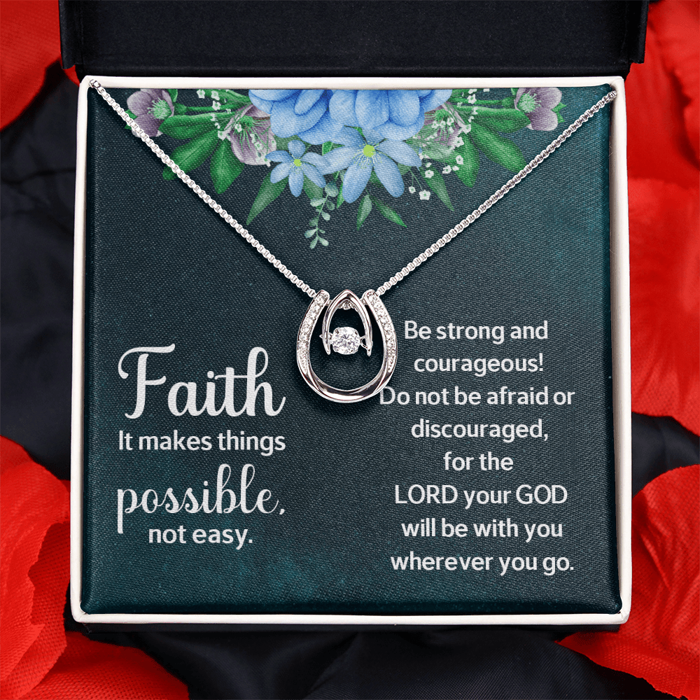 Love & Faith: A Necklace with an Encouraging Card - Giulia's Jems