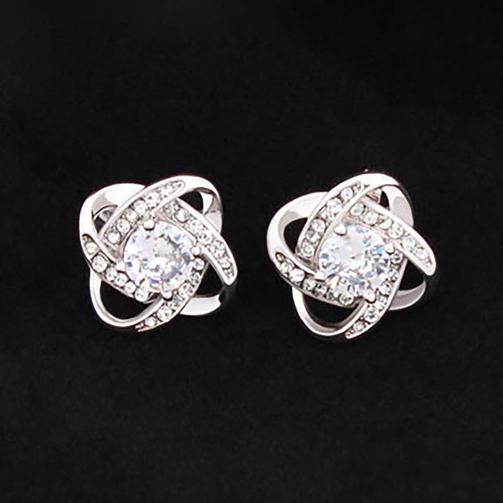 Love Knot Stud Earrings - Giulia's Jems