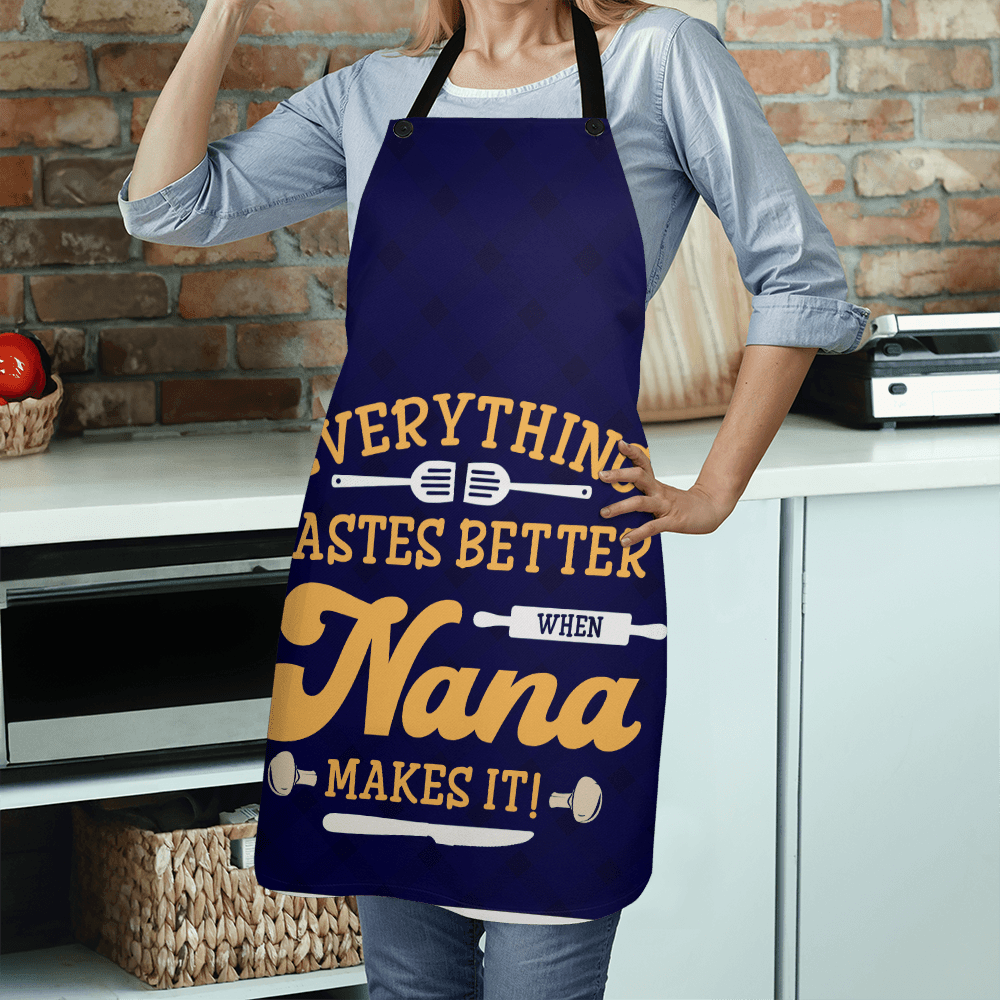 Nanna's Secret Ingredient: The Charming Apron for Her Culinary Magic! - Giulia's Jems