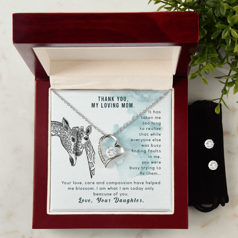 Radiating Love: A Special Necklace and Earring Set for the Extraordinary Mother - Giulia's Jems