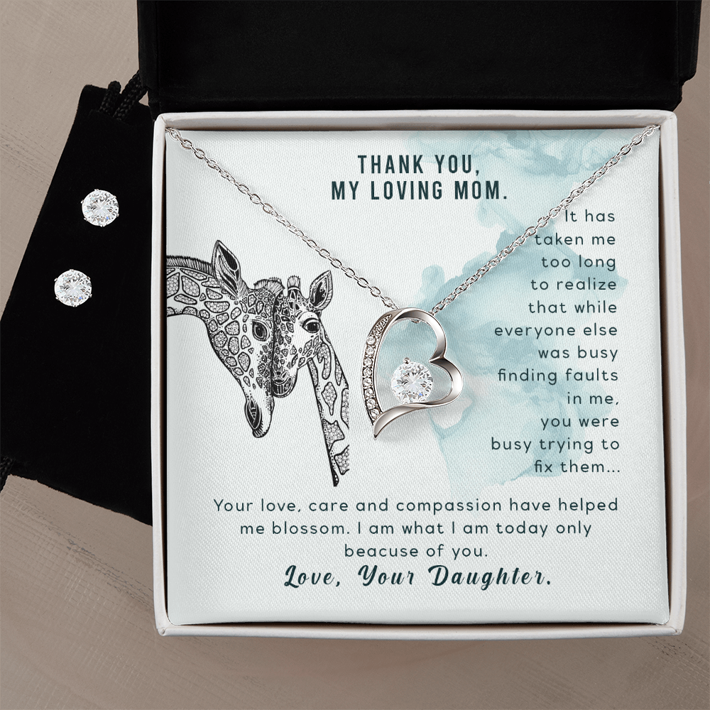 Radiating Love: A Special Necklace and Earring Set for the Extraordinary Mother - Giulia's Jems