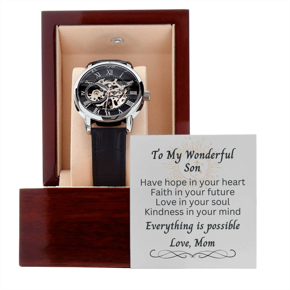 Timeless Love: A Watch Gift from Mom, Every Second Counts - Giulia's Jems