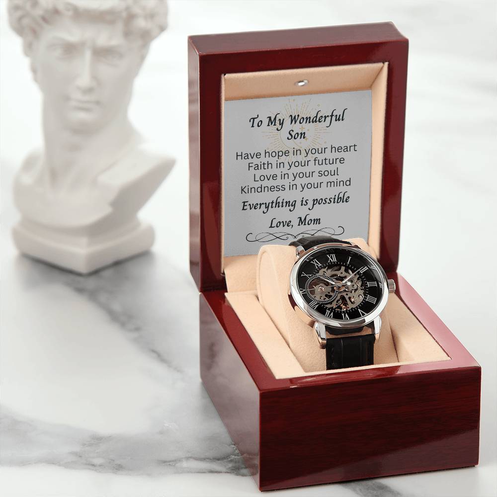 Timeless Love: A Watch Gift from Mom, Every Second Counts - Giulia's Jems