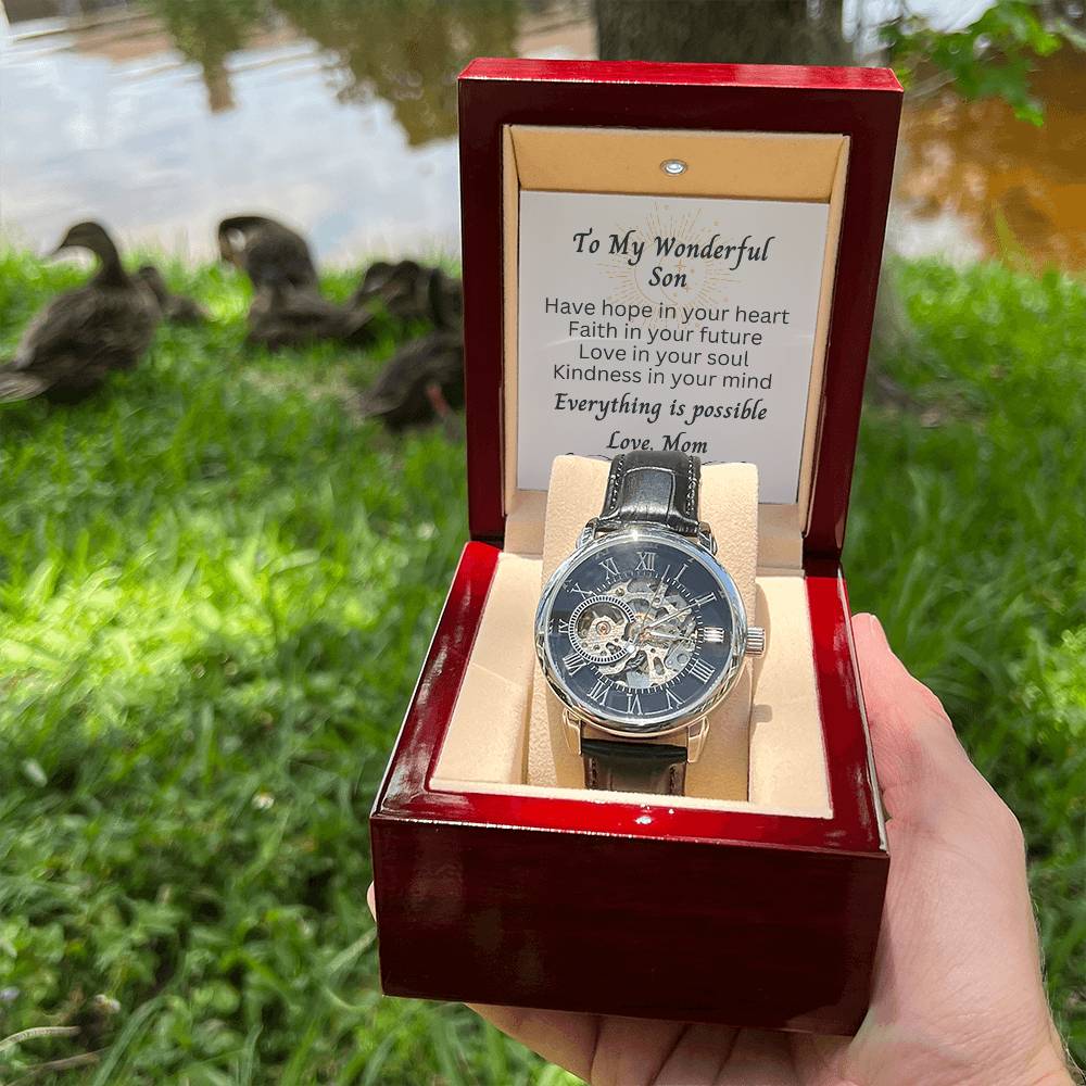 Timeless Love: A Watch Gift from Mom, Every Second Counts - Giulia's Jems