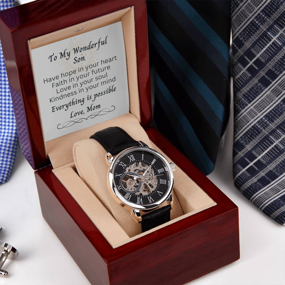Timeless Love: A Watch Gift from Mom, Every Second Counts - Giulia's Jems