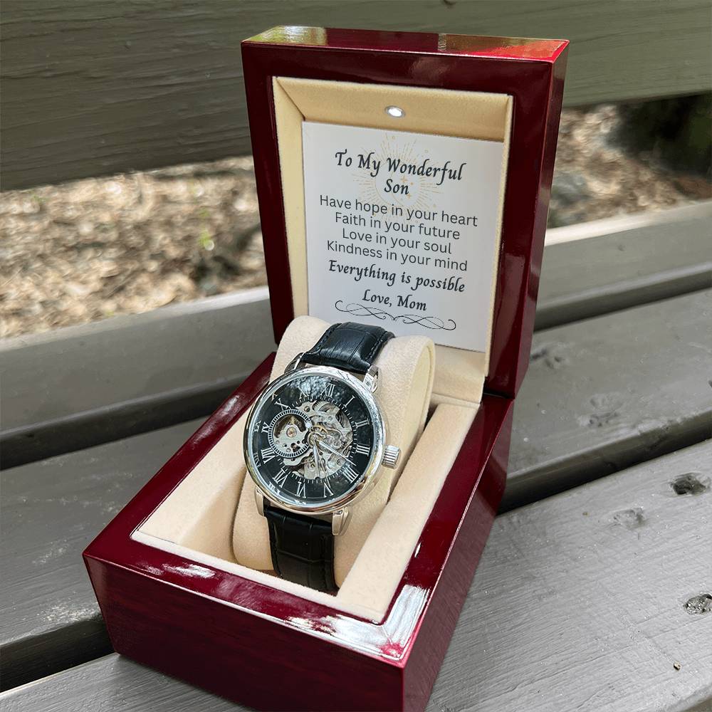 Timeless Love: A Watch Gift from Mom, Every Second Counts - Giulia's Jems