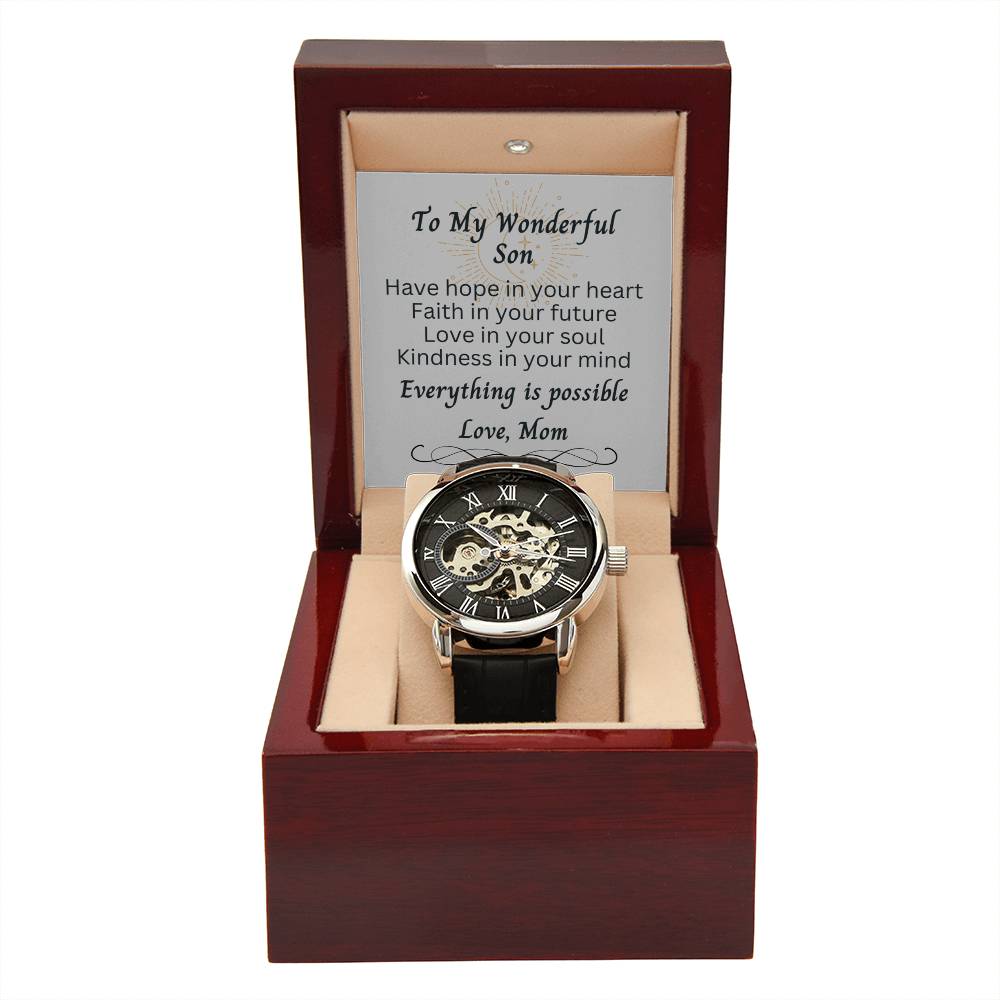 Timeless Love: A Watch Gift from Mom, Every Second Counts - Giulia's Jems