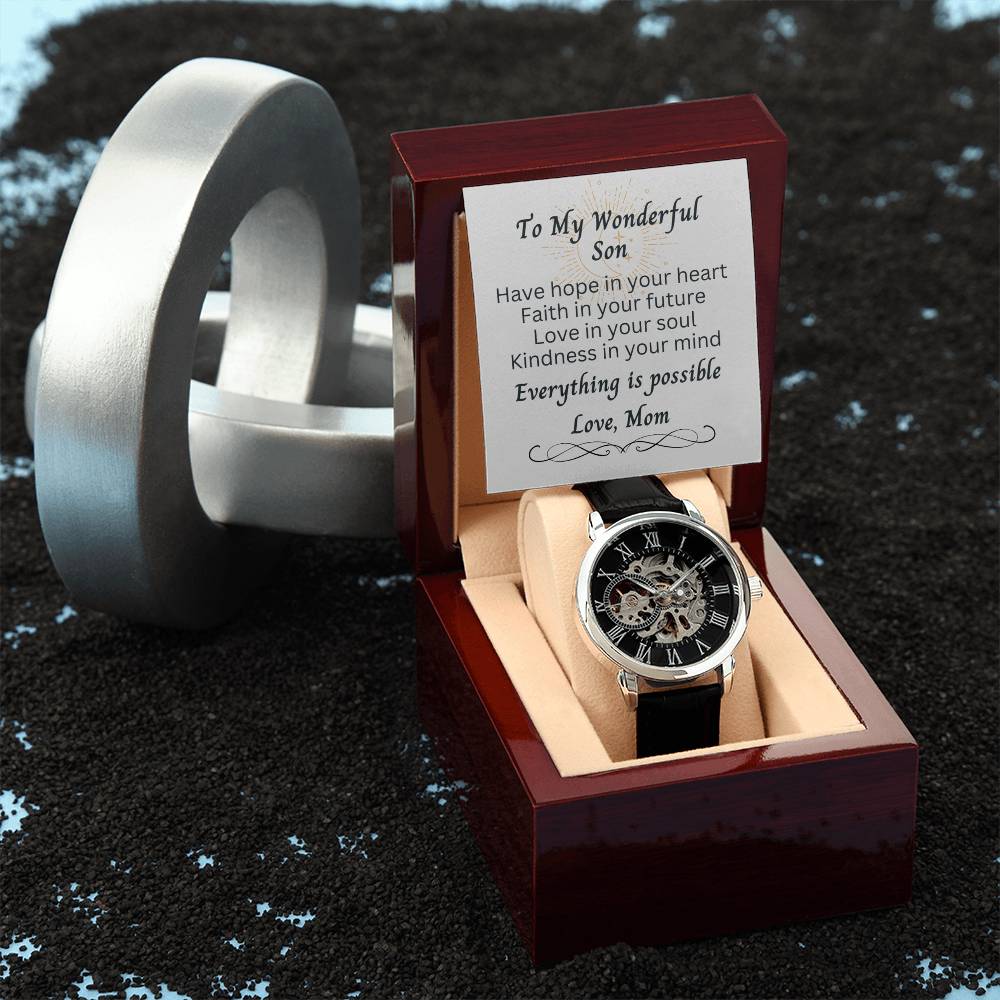 Timeless Love: A Watch Gift from Mom, Every Second Counts - Giulia's Jems
