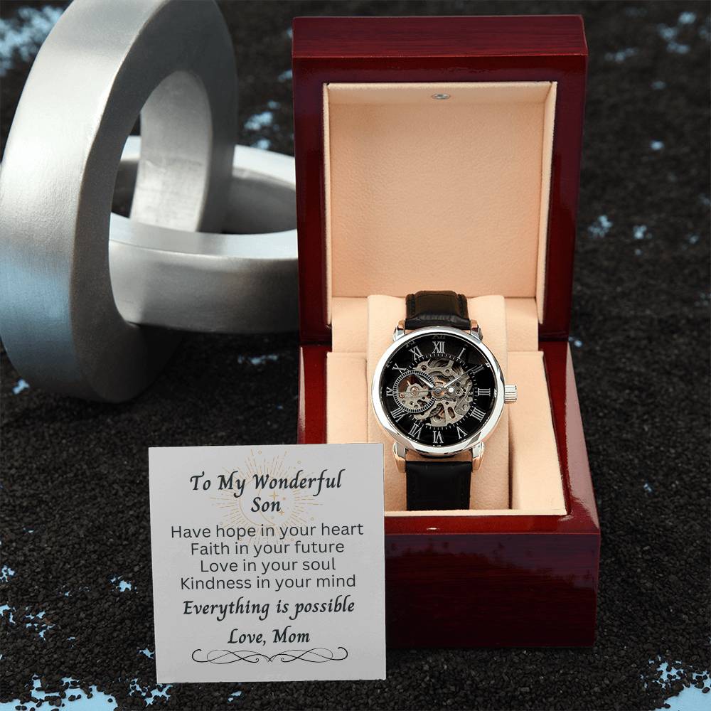 Timeless Love: A Watch Gift from Mom, Every Second Counts - Giulia's Jems