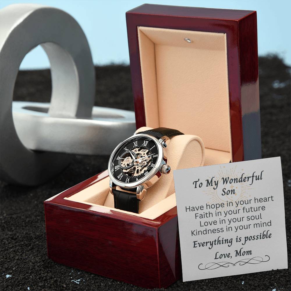 Timeless Love: A Watch Gift from Mom, Every Second Counts - Giulia's Jems