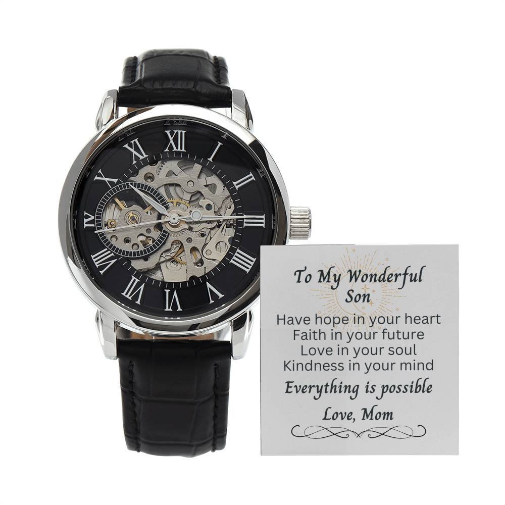 Timeless Love: A Watch Gift from Mom, Every Second Counts - Giulia's Jems