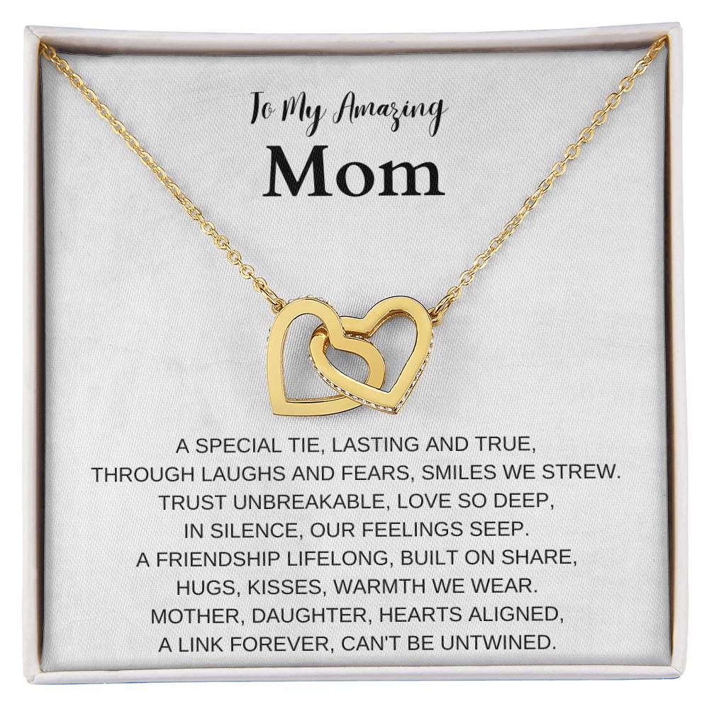 To My Mother, Mother and Daughter Hearts Aligned - Giulia's Jems