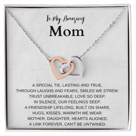 To My Mother, Mother and Daughter Hearts Aligned - Giulia's Jems