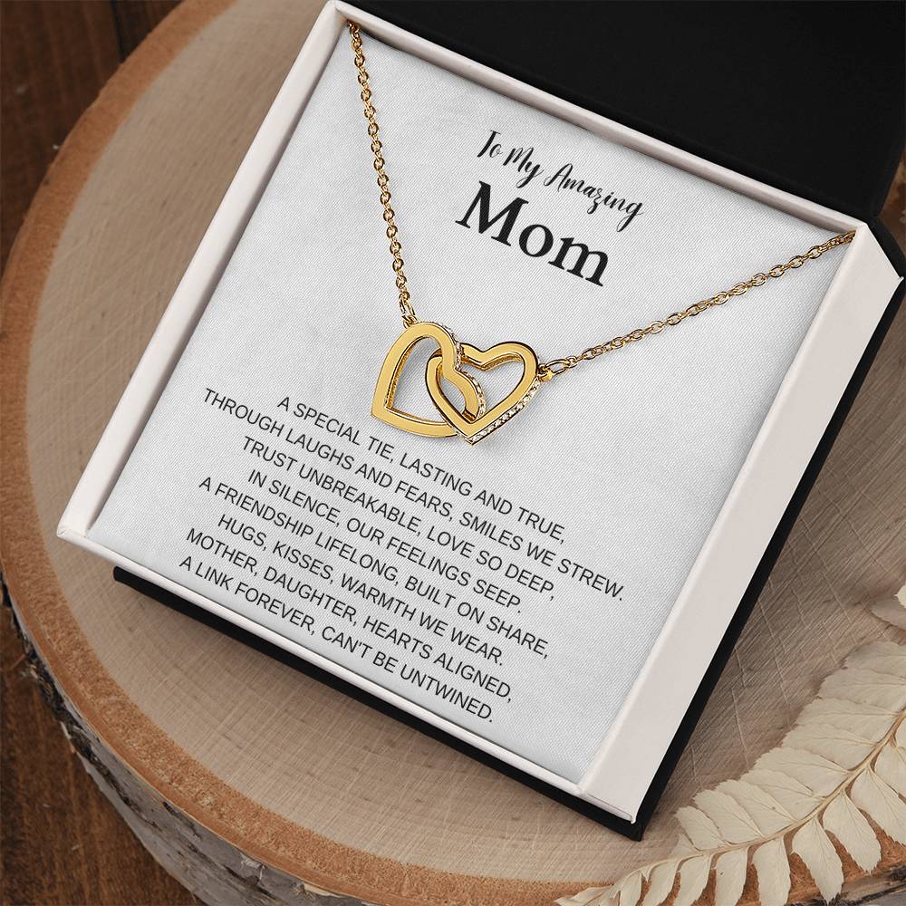 To My Mother, Mother and Daughter Hearts Aligned - Giulia's Jems