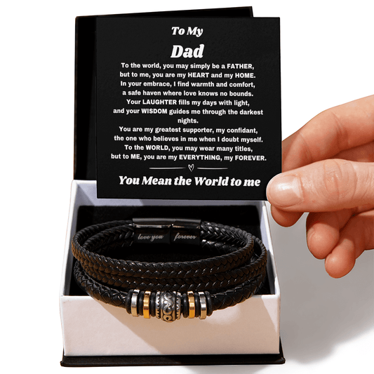With All My Heart: A Bracelet for the Best Dad - Giulia's Jems