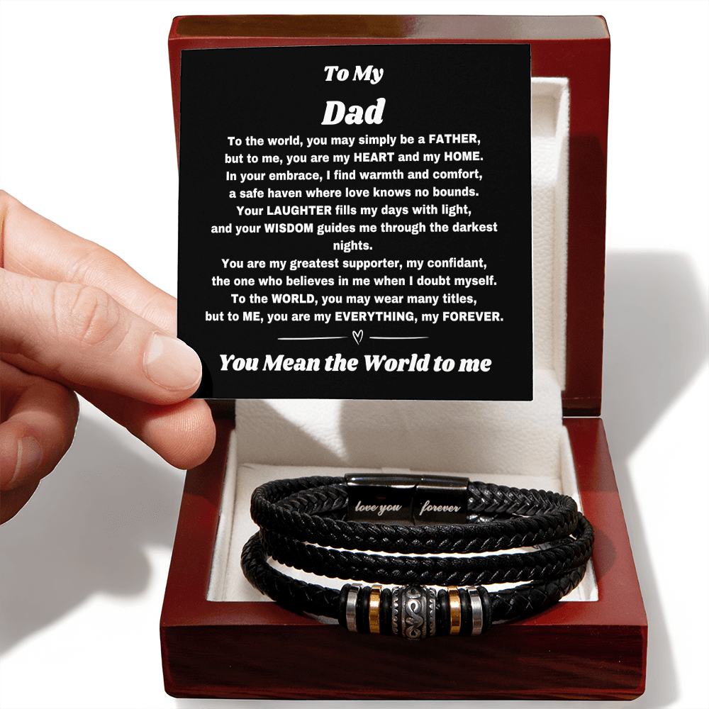 With All My Heart: A Bracelet for the Best Dad - Giulia's Jems